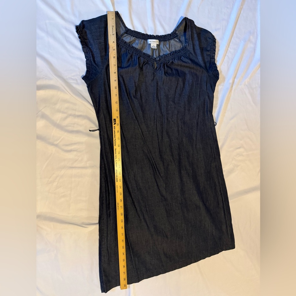 Liz Claiborne Women’s Denim Dress Size 14 - Picture 4 of 13